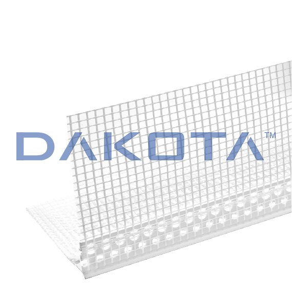 Corner bead with mesh Reinforced edge